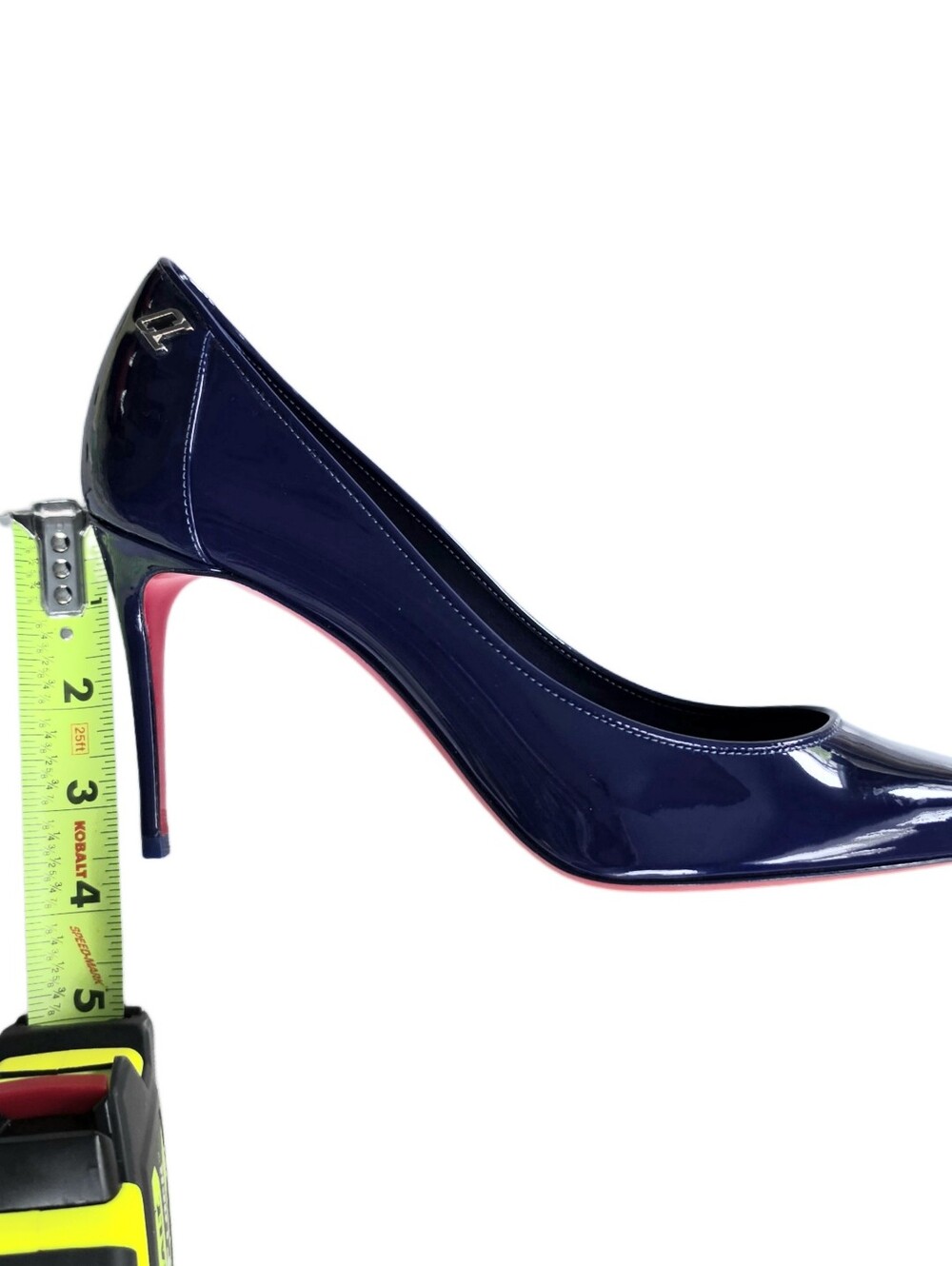 CHRISTIAN LOUBOUTIN Sporty Kate 85 Patent Leather Pumps In Galactiqueen Midnight - Picture 11 of 16